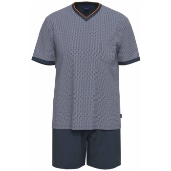 Ammann Herren kurzer Schlafanzug Fashion Pyjama kurz