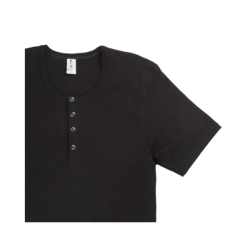 Cito Herren halbarm Unterhemd Knopfleiste Cotton Pure Shirt 1/2 Arm