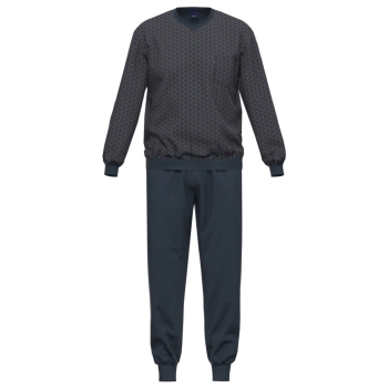Ammann Herren langer Schlafanzug Fashion Pyjama lang