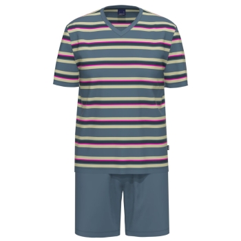 Ammann Herren kurzer Schlafanzug Fashion Pyjama kurz