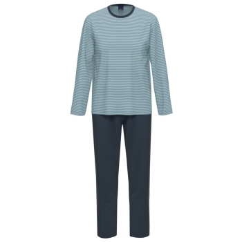 Ammann Herren langer Schlafanzug Fashion Pyjama lang