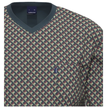 Preview: Ammann Herren langer Schlafanzug Fashion Pyjama lang