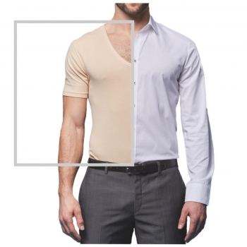 Cito Herren halbarm Unterhemd Cotton Flex Business-Shirt 1/2 Arm