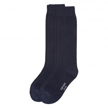 Camano Kinder Kniestrümpfe 2 Paar Socken ohne Gummidruck Ca-Soft Knee-highs