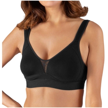 Nina von C. Damen Komfort-BH ohne Bügel Cotton Shape