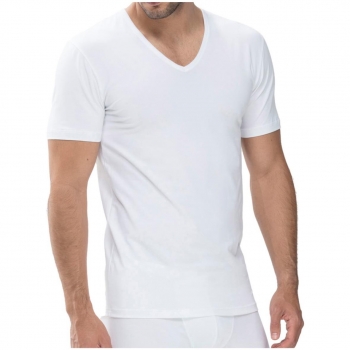 Mey Herren halbarm Unterhemd Serie Dry Cotton V-Neck