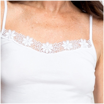 Preview: Sylvia Speidel Damen Unterhemd Sofia Spaghettiträgerhemd