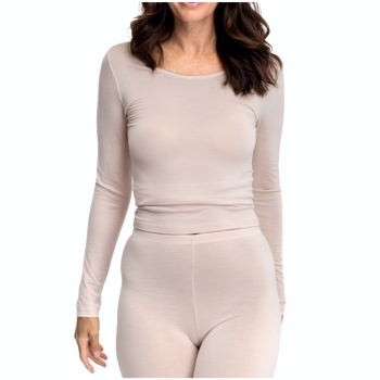 Sylvia Speidel Damen Unterhemd Sanja Shirt 1/1 Arm Merinowolle
