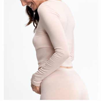 Preview: Sylvia Speidel Damen Unterhemd Sanja Shirt 1/1 Arm Merinowolle