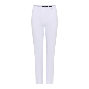 Robell Damen Hose Marie Slim fit Cotton mit Seersucker Struckturoberfläche