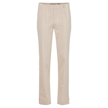 Robell Damen Hose Marie Slim fit Cotton mit Seersucker Struckturoberfläche