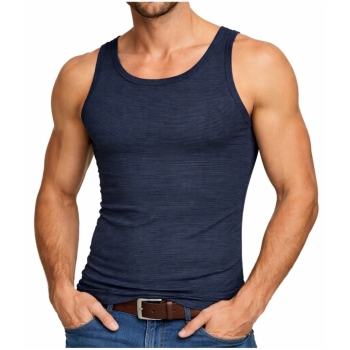 Esge Herren Unterhemd Jeans Feinripp Sportjacke