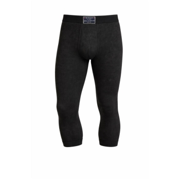 Preview: Esge Herren 3/4 lange Unterhose Jeans Feinripp mit Eingriff