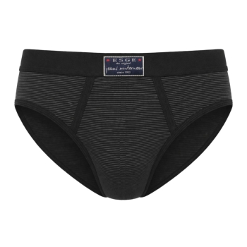 Preview: Esge Herren Slips 3er Pack Jeans Feinripp mit Eingriff