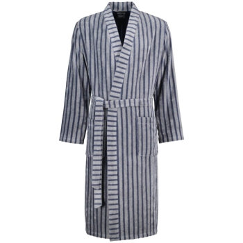 Cawö Herren Bademantel Kimono Velours