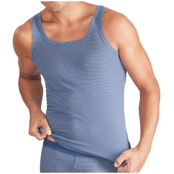 Esge Herren Unterhemden Feinripp Ringel 5er Pack Sportjacken