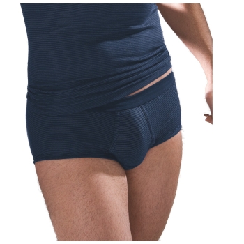 Esge Herren Slip mit Eingriff Feinripp Ringel 5er Pack