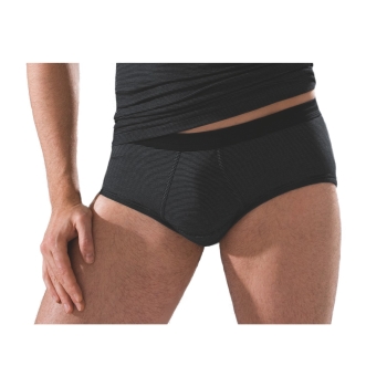 Esge Herren Slip mit Eingriff Feinripp Ringel 5er Pack