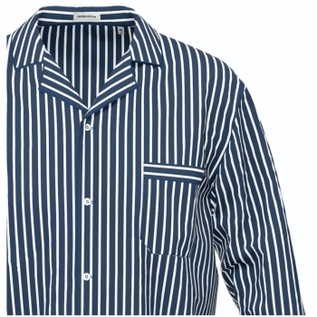 Preview: Seidensticker Herren langer Schlafanzug Nightwear Pyjama lang