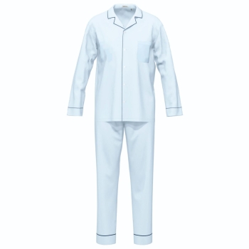 Preview: Seidensticker Herren langer Schlafanzug Nightwear Pyjama lang