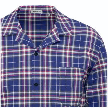 Preview: Seidensticker Herren langer Schlafanzug Nightwear Pyjama lang