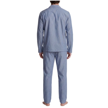 Preview: Seidensticker Herren langer Schlafanzug Nightwear Classic Pyjama lang