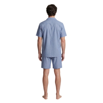 Preview: Seidensticker Herren kurzer Schlafanzug Nightwear Classic Pyjama kurz