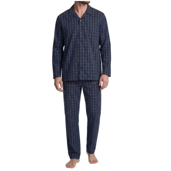 Preview: Seidensticker Herren langer Schlafanzug Nightwear Classic Pyjama lang