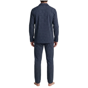 Preview: Seidensticker Herren langer Schlafanzug Nightwear Classic Pyjama lang
