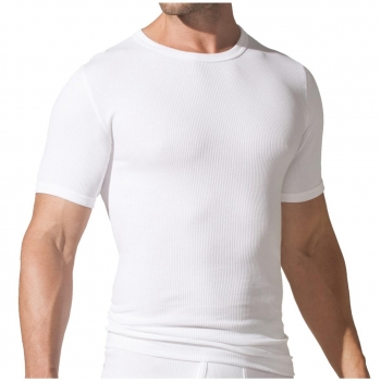 Götzburg Herren halbarm Unterhemd Classic Doppelripp Shirt 1/2 Arm