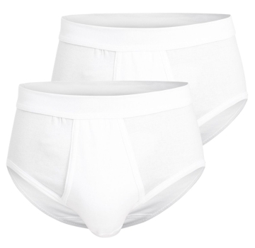 Götzburg Herren Unterhosen Classic Feinripp 2er Pack Slips