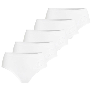 Conta Damen Hüftslip classic 5er Pack Batistmotiv