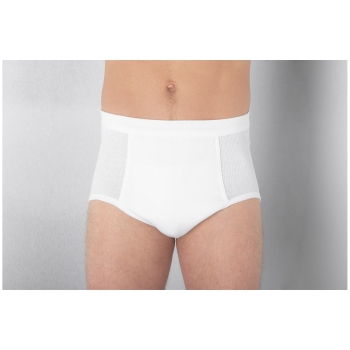 Sangora by Conta Herren Slip Doppelripp Inkontinenz mit Sicherheitszone