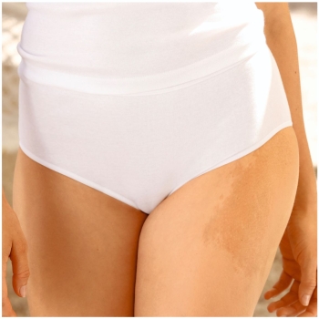 Nina von C. Damen Taillenslips Baumwolle 2er Pack