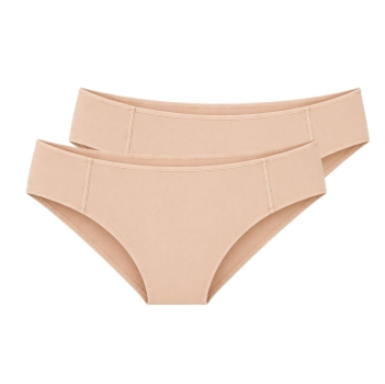 Preview: Pompadour Damen Hüftslips Cotton Light 2er Pack