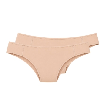 Preview: Pompadour Damen Tangas Cotton Light 2er Pack