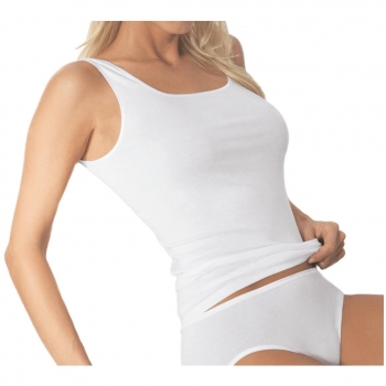 Pompadour Damen Unterhemd Intime Shirt ohne Arm Micro Modal