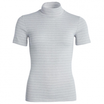 Conta Damen halbarm Unterhemd mit Stehkragen Thermo Shirt 1/4 Arm