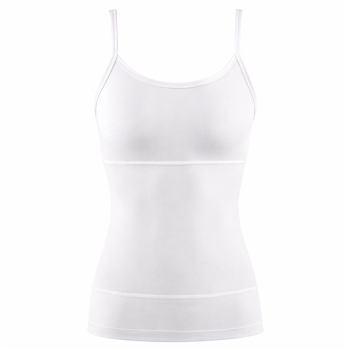 Preview: Pompadour Damen Unterhemd Body Shaper 3-Zonen Trägertop