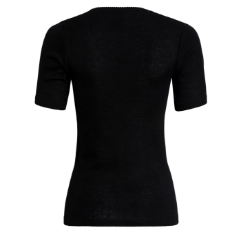 Sangora by Conta Damen halbarm Unterhemd Schurwolle/Modal Spenzer 1/4 Arm mit Spitze