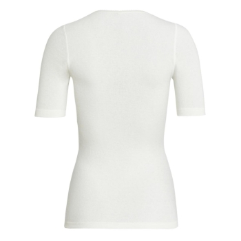 Sangora by Conta Damen halbarm Unterhemd Angora/Schurwolle Spenzer 1/4 Arm mit Spitze