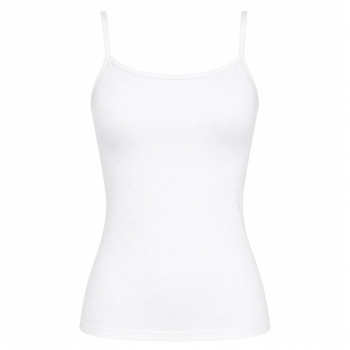 Preview: Pompadour Damen Unterhemden Feinripp 3er Pack Spaghettitops