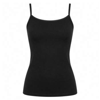 Preview: Pompadour Damen Unterhemden Feinripp 3er Pack Spaghettitops