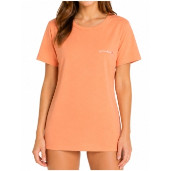 Pompadour Damen kurzarm Shirt Loungewear