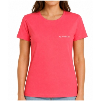 Pompadour Damen kurzarm Shirt Loungewear