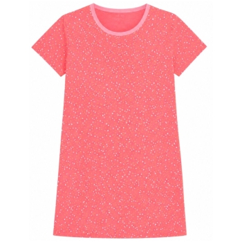Preview: Pompadour Damen kurzarm Nachthemd Loungewear Sleepshirt