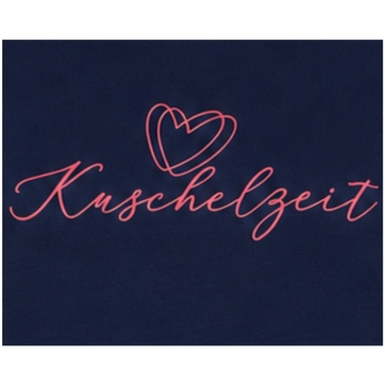 Preview: Pompadour Damen kurzarm Nachthemd Loungewear Sleepshirt