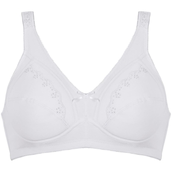 Naturana Soft-BH ohne Bügel Cotton mit gepolsterten Entlastungsträgern