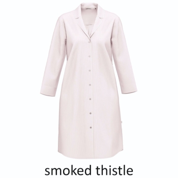 Seidensticker Damen langarm Nachthemd lang Nightwear