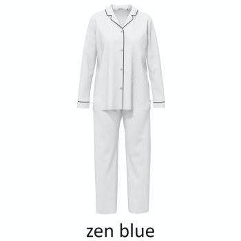 Seidensticker Damen langer Schlafanzug Nightwear Pyjama lang